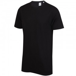 Plain t-shirt with dipped hem Longline SF 140 GSM